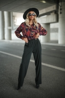 Elegancka koszula damska wiskoza 100% z nadrukiem premium